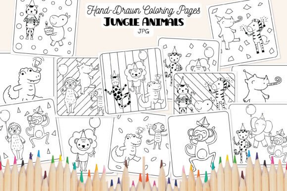 Download Jungle Animals | Birthday Coloring Pages - Birthday Collection