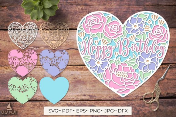 Download 3d Happy Birthday Card Svg Layered Paper - Birthday Collection