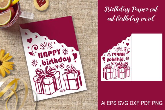 Download Paper Cut out Happy Birthday Card - Birthday Collection
