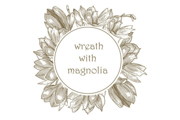 Download Card with Magnolia. Graphics. Hand Drawn - Premium Resources