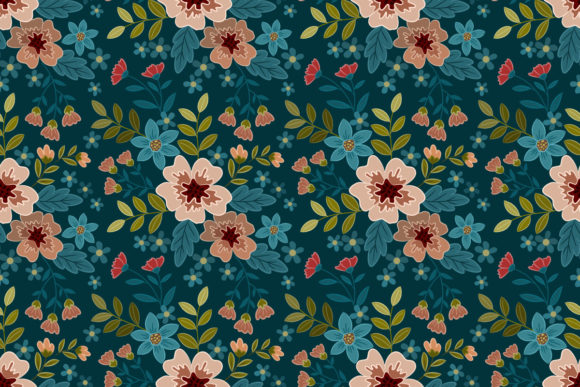 Download Elegant Flower Design Seamless Pattern. - Premium Resources