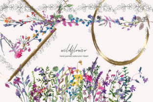Download Watercolor Wildflower Clipart Collection - Wildflower clipart Collection